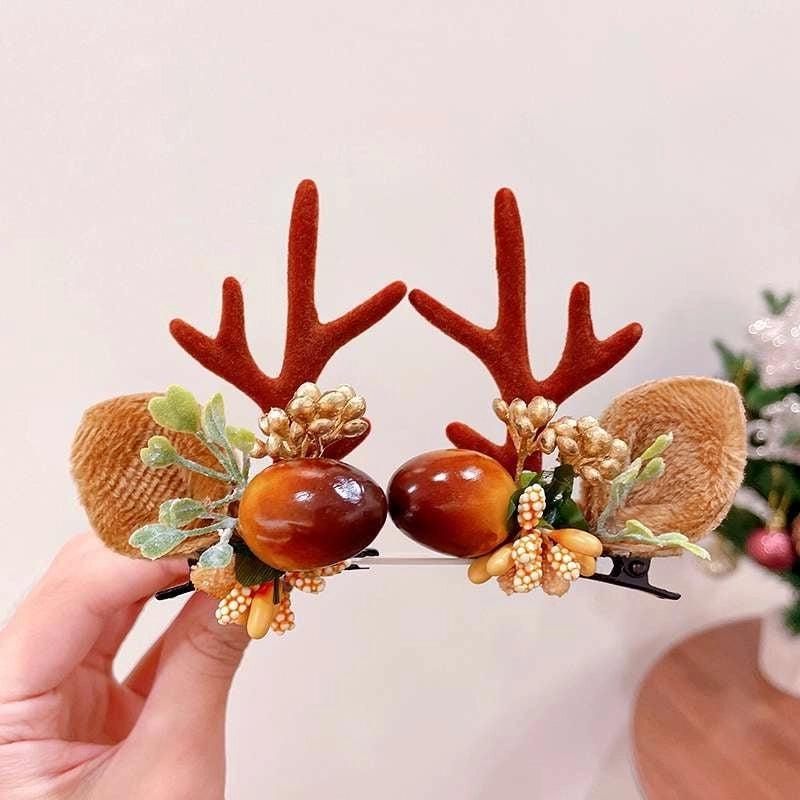 Christmas Cute Antlers Daily Hairpin