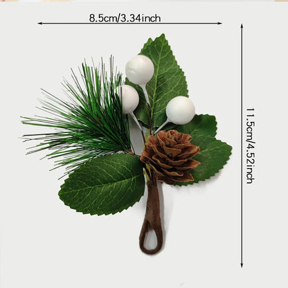 Pine Needles Pine Cones Christmas Tree Accessories Gift Box Decoration Real Flowers Christmas Decoration Desktop Ornaments Christmas