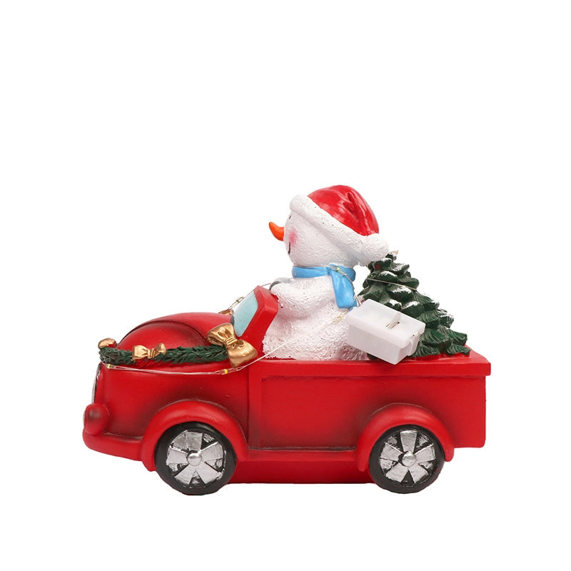 2022 New Christmas Resin Pendant Christmas Tree Decorations Small Charm Resin Elk Christmas Ornaments