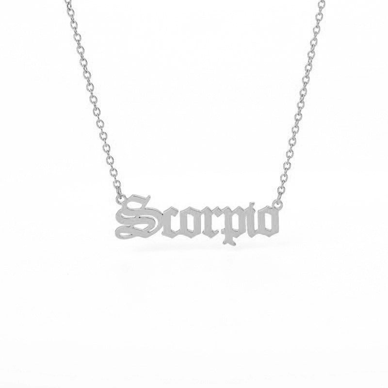 Basic Minimalist Classic Style Constellation 304 Stainless Steel Plating Pendant Necklace