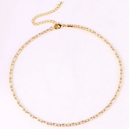 Retro Geometric Copper Bracelets Necklace In Bulk