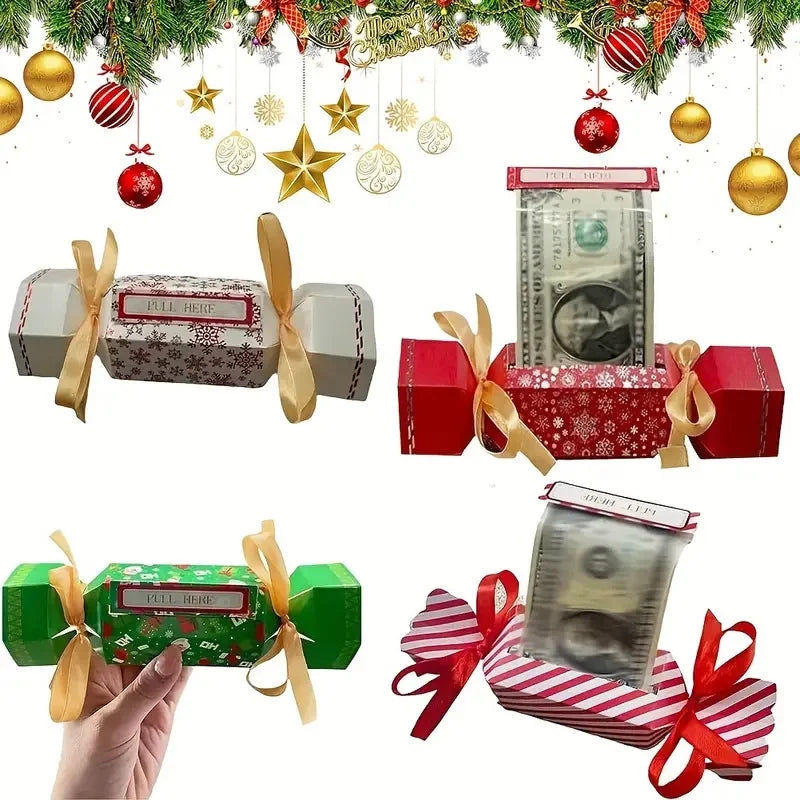 Christmas Minimalist Classic Style Candy Paper Daily Festival Purse Decorations Table Decoration