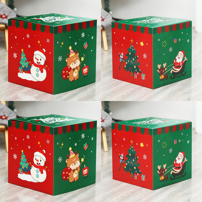 Christmas Party Decoration Large Medium Small Christmas Gift Box Christmas Tree Bottom Decoration Gift Box Gift Bag