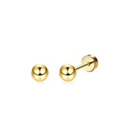 1 Pair Minimalist Pentagram Animal Moon 304 Stainless Steel 18K Gold Plated Ear Studs