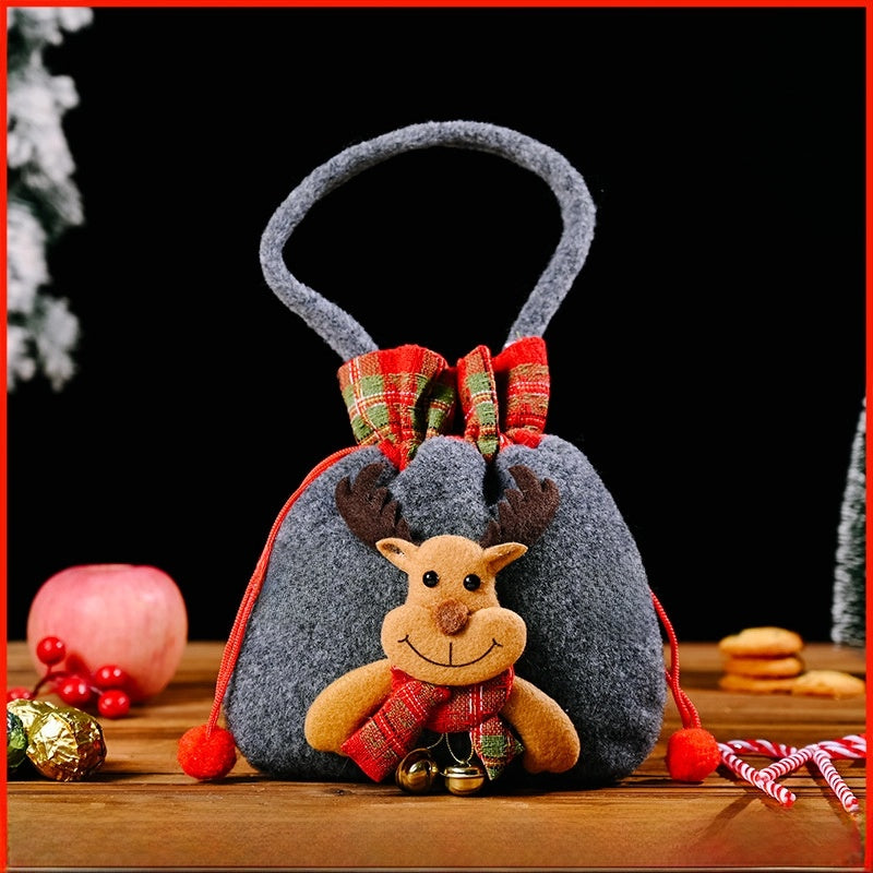 Creative Christmas Decoration Cartoon Tote Bag