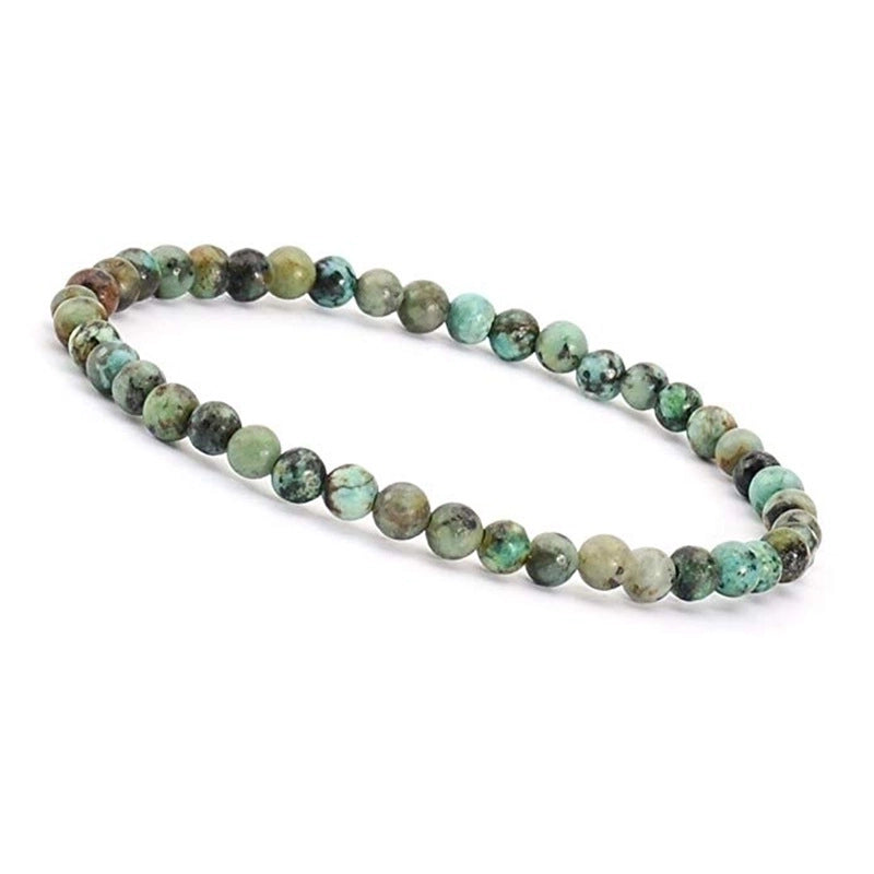 1 Piece Minimalist Round Natural Stone Beaded Bracelets