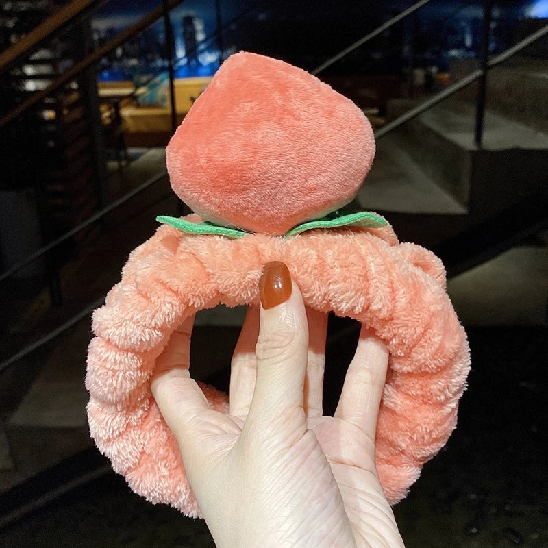 Cat Ears Hair Band Hair Band Korean Plush Internet Celebrity Rabbit Ear Hair Accessories Bow Face Wash Hair Band