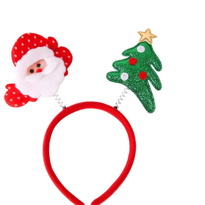 Christmas Casual Christmas Tree Santa Claus Snowman Plastic Party Costume Props Party Accessories