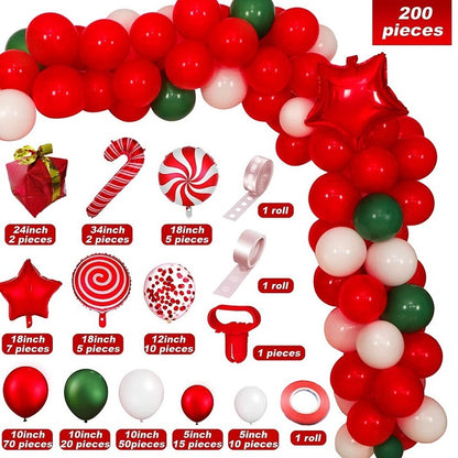 Christmas Casual Christmas Tree Star Emulsion Party Balloon Balloons