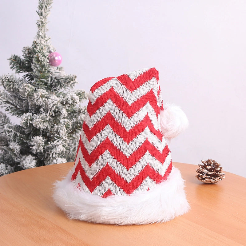 Creative Christmas Decorations Luminous Christmas Brushed Cloth Children's Hat Christmas Gift Cartoon Christmas Hat