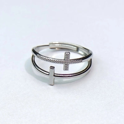 Minimalist Heart Shape Titanium Steel Open Rings