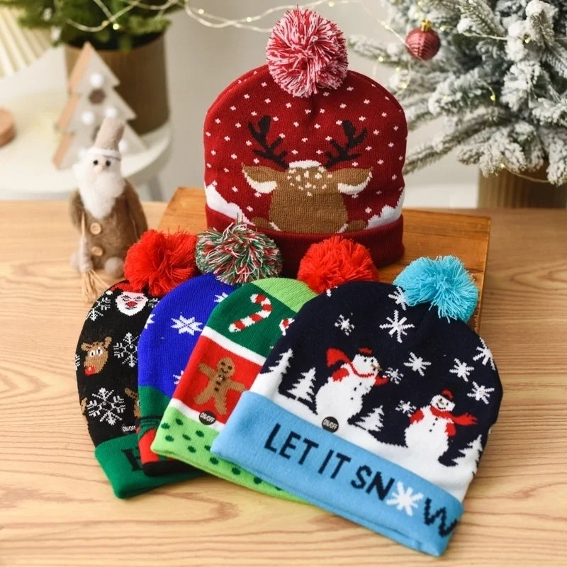 Christmas Fashion Christmas Tree Snowman Polyester Outdoor Christmas Hat