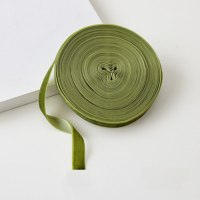 Christmas Velvet Ribbon Gift Wrapping Christmas Diy Bow Tie Christmas Tree Decoration