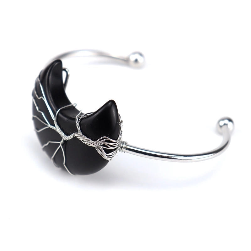 Fashion Moon Agate Plating Bangle 1 Piece