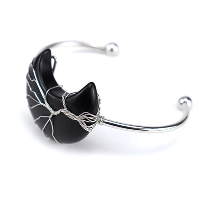 Fashion Moon Agate Plating Bangle 1 Piece