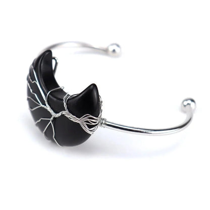 Fashion Moon Agate Plating Bangle 1 Piece