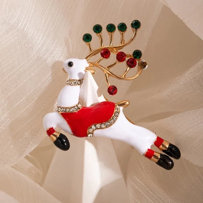 Cute Pin Bell Elk Inlay Women's