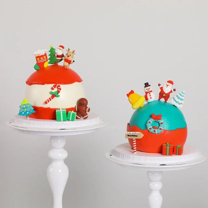 Christmas Santa Claus Soft Glue Party Cake Decorating Supplies