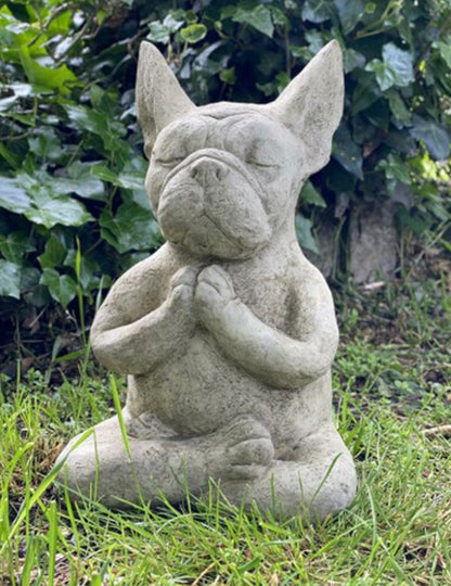 Meditating Dog Outdoor Decoration Garden Statue Resin Ornament Garden Courtyard Design