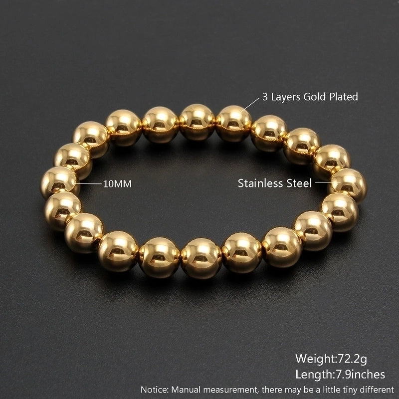 Minimalist Geometric 304 Stainless Steel Bracelets In Bulk