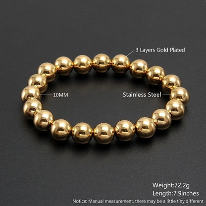 Minimalist Geometric 304 Stainless Steel Bracelets In Bulk