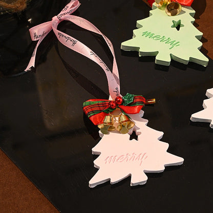 Christmas Sweet IG Style Christmas Tree Bell Gypsum Pendant Home Fragrance