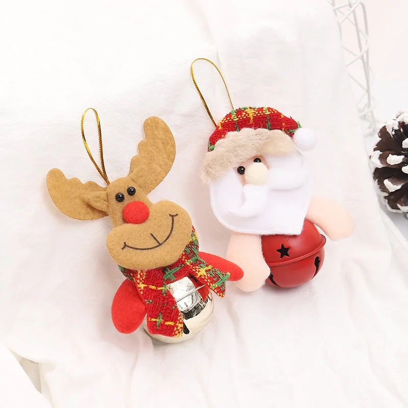 Christmas Minimalist Classic Style Snowman Elk Holiday Daily Hanging Ornaments