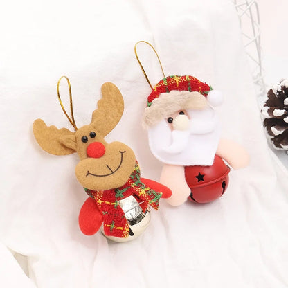 Christmas Minimalist Classic Style Snowman Elk Holiday Daily Hanging Ornaments