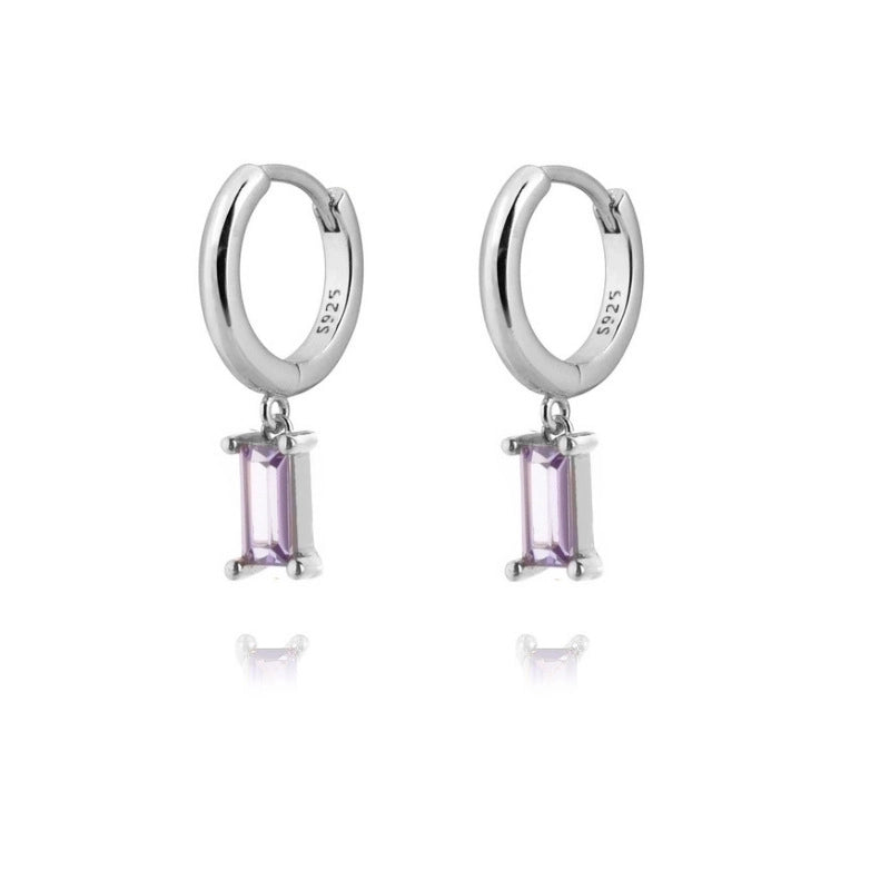 1 Pair Streetwear Devil\'s Eye Heart Shape Butterfly Plating Inlay Copper Zircon Drop Earrings