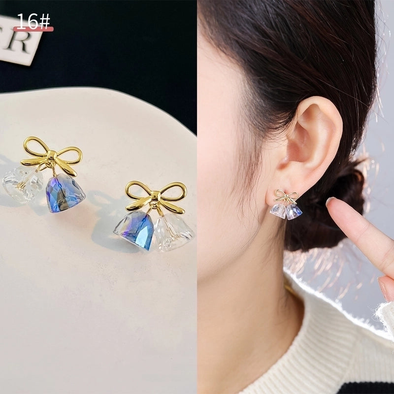Mosquito Incense Plate Ear Clip Women's Ear Holes Exquisite Pearl Earrings Advanced Hong Kong Style Retro Niche Light Luxury Earrings
