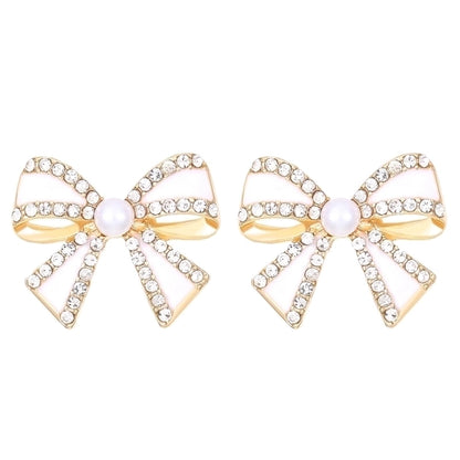 1 Pair Casual Sweet Minimalist Bow Knot Alloy Ear Studs