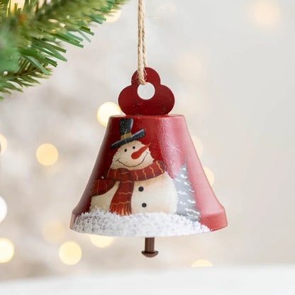 Christmas Cute Minimalist Santa Claus Iron Holiday Festival Hanging Ornaments Decorative Props