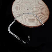 Fashion Water Droplets Flower Rhinestone Plating Rhinestone Bracelets Earrings Necklace