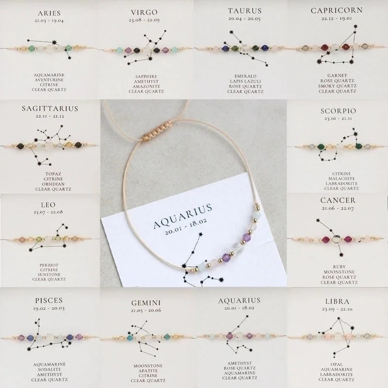 Bohemian Geometric Natural Stone Bracelets In Bulk