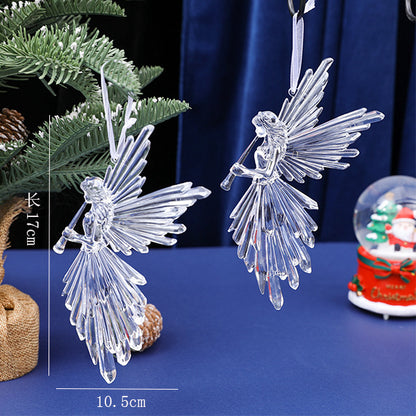 Christmas Design Christmas Tree Snowflake Reindeer Keychain Acrylic Ice Stick Pendant