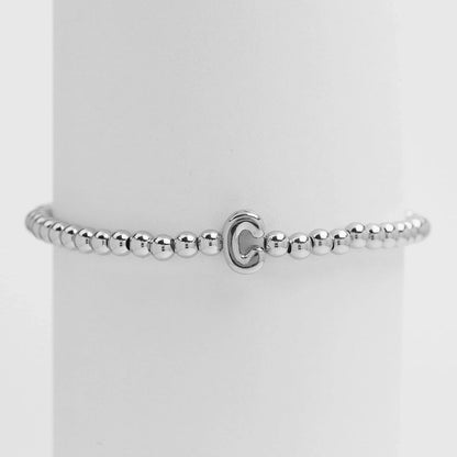 Copper Minimalist Plating Letter Bracelets