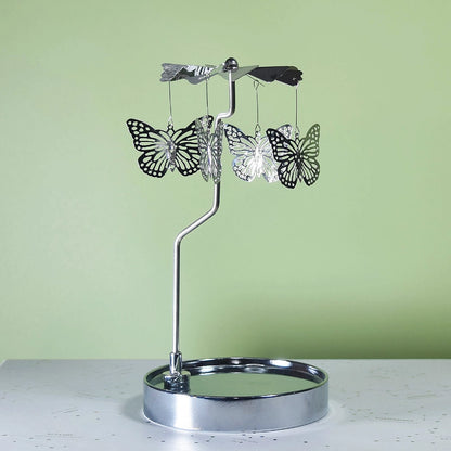 Novelty Solid Color Stainless Steel Metal Candlestick