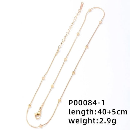 IG Style Minimalist Universe Starry Sky 304 Stainless Steel Copper Plating Inlay Gold Plated Zircon Charms Necklace