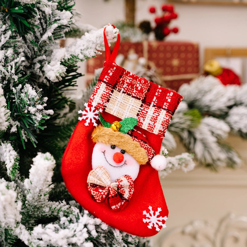 Christmas Classic Style Letter Nonwoven Holiday Christmas Socks