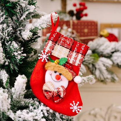 Christmas Classic Style Letter Nonwoven Holiday Christmas Socks