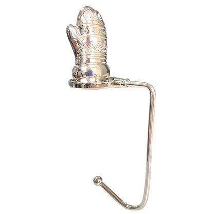 Christmas Fireplace Hook Metal Bag Hook Snowflake Christmas Stocking Hook In Stock