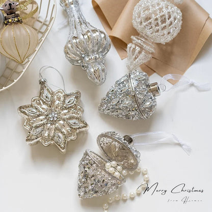 Christmas Minimalist Deer Glass Holiday Party Hanging Ornaments Decorations Hanging Ornaments