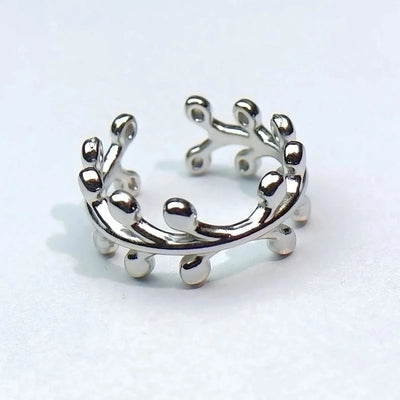 Minimalist Heart Shape Titanium Steel Open Rings