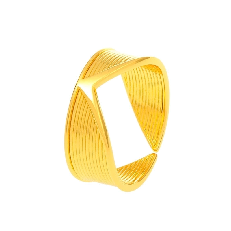 Luxurious Geometric Devil's Eye Heart Shape Copper Rhinestones Zircon Rings In Bulk