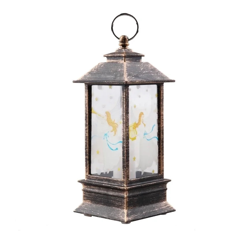 Christmas Vintage Style Christmas Tree Santa Claus Snowman Plastic Daily Festival