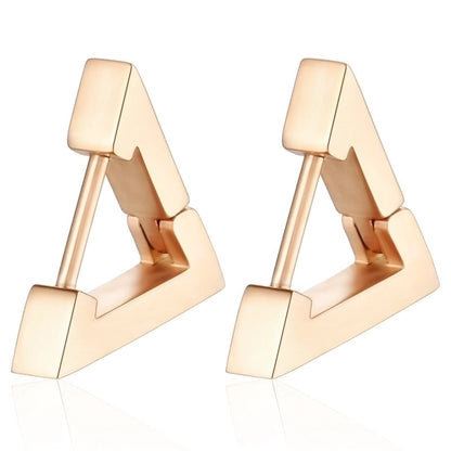 1 Piece Fashion Square Star Heart Shape 201 Stainless Steel 18K Gold Plated Earrings