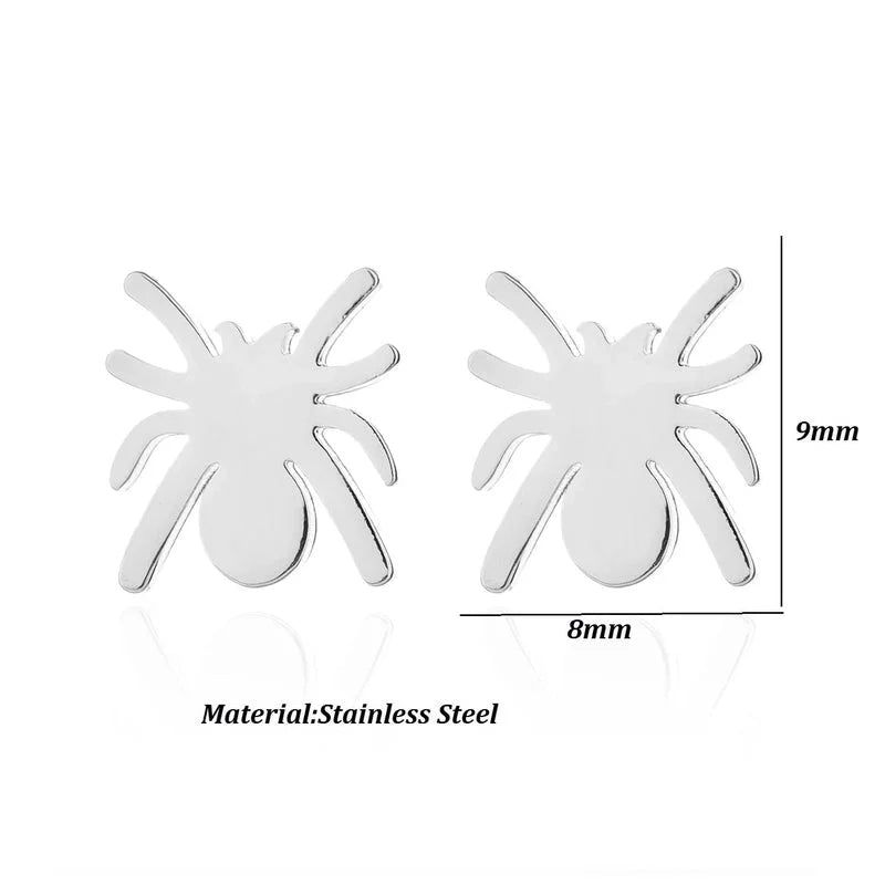 1 Pair Fashion Geometric Plating 304 Stainless Steel 18K Gold Plated Ear Studs