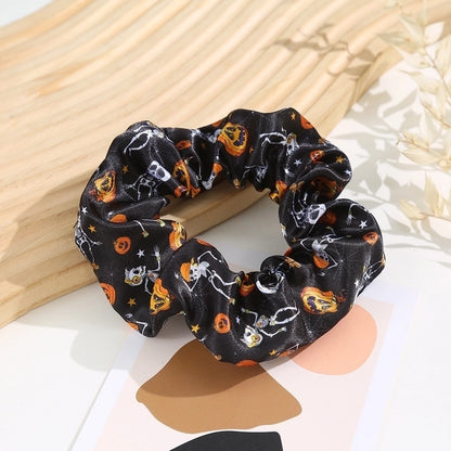 Halloween Basic Women's Pumpkin Polyester Hair Tie