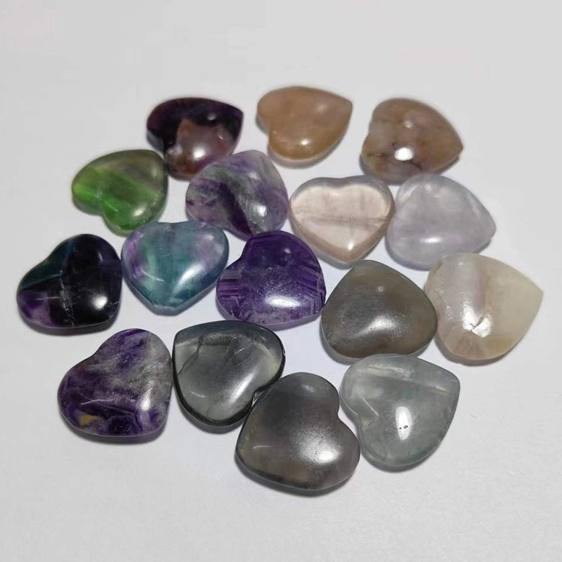 2 Pieces Gemstoen Heart Special Large Favorably 20Mm Pink Crystal Love Amethyst Heart-Shaped Ornaments