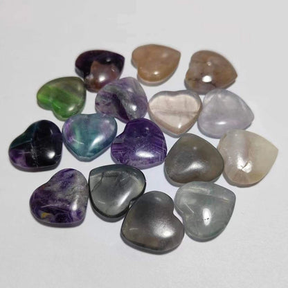 2 Pieces Gemstoen Heart Special Large Favorably 20Mm Pink Crystal Love Amethyst Heart-Shaped Ornaments